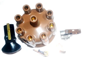 Distributor Cap Rotor Points Condenser FOR AMC CHRYSLER DESOTO DODGE PLYMOUTH - Picture 1 of 7