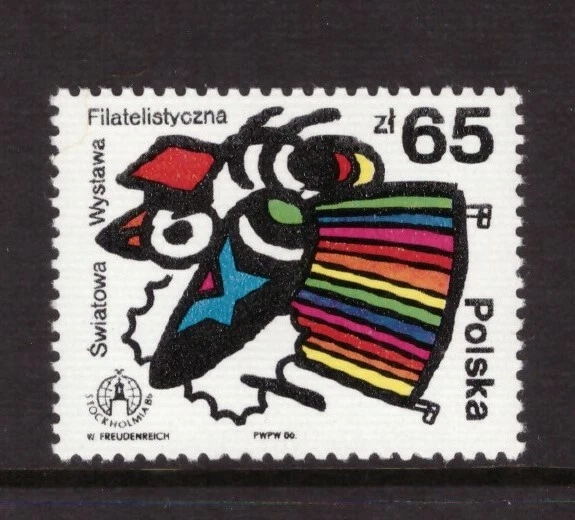 Poland 1986 Philatelic Exhibition MNH mint stamp - Image 1 of 1