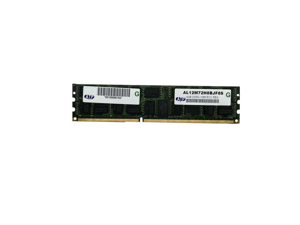 ATP 4 GB di RAM per server DDR3 PC3-8500R (DDR3-1066) AL12M72H8BJF8S ECC - Immagine 1 di 1
