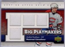 2007-08 Upper Deck Big Playmakers #BPKO Andrei Kostitsyn 26/50 *S420