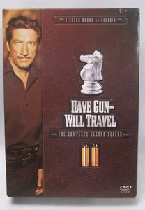 HAVE GUN-WILL TRAVEL - RICHARD BOONE - COMPLETE 2ND SEASON - (6) DVD SET - Imagen 1 de 1