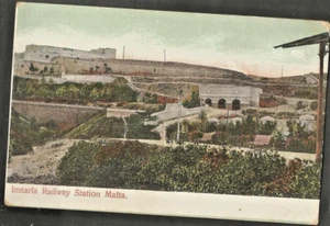 Postal antigua EAB, estación de tren de Imtarfa, Malta - Imagen 1 de 1