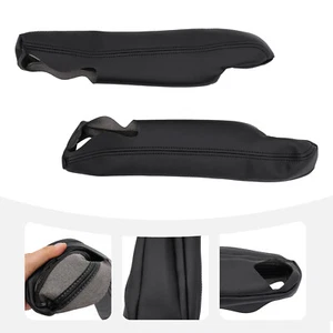 For LR2 LAND ROVER Freelander2 Left&Right Armrest LEATHER Seat Handle Box Cover - Foto 1 di 17