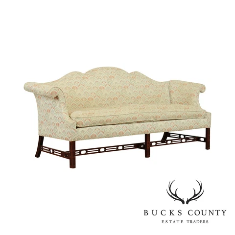 Southwood Mahogany Chippendale Style Sofa Cover