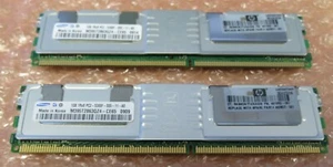 HP 2GB RAM (2x1GB) PC2-5300F Server Memory 461652-061 - Picture 1 of 1