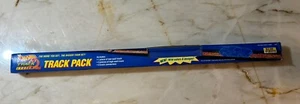 Vintage Hot Wheels Track Pack Blue W/ Flames 4 Tracks And 4 Connectors 1994 24” - Picture 1 of 8