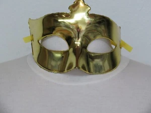 Party Masks Adult Boy Girl Eye Costume Fancy Masquerade Dress Up Wear Prom Gold - Picture 1 of 4