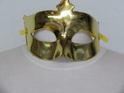 Party Masks Adult Boy Girl Eye Costume Fancy Masquerade Dress Up Wear Prom Gold - Image 1 of 4