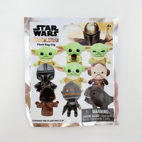 Star Wars The Mandalorian Plush Bag Clip *YOU CHOOSE* Disney Cover
