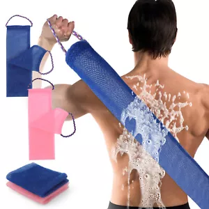 4pcs African Net Sponges, African Exfoliating Net Long Back Scrubber for Shower - Picture 1 of 5
