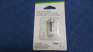 Cricut Lame di Ricambio Deep Point - 2Pk Nero 2003535 - Foto 1 di 1