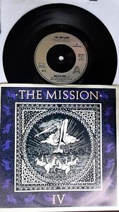 The Mission- IV Wasteland 7" UK Mercury Records P/S 1987 Goth/Rock