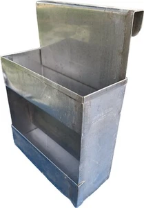 Lab Animal Rat Rodent Stainless Steel Hanging Gravity Feeder Parrot Pigeon Bird - Picture 1 of 3