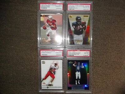 PSA 10 FOOTBALL RC LOT-2000,2001,2006 J.PLUMMER,DEZ WHITE,WHITEHURST,K.ROBINSON - Image 1 of 2