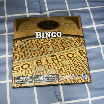 Classic Games Wood Bingo Set 2-18 Players New Sealed Ships Fast  - Image 1 of 4