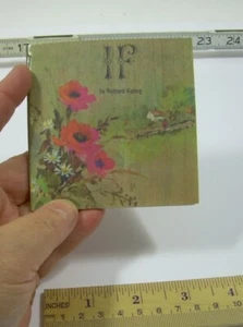 Rudyard Kipling * IF * Libro en miniatura * Poema Encouramiento Memento * Alan Chiara - Imagen 1 de 9