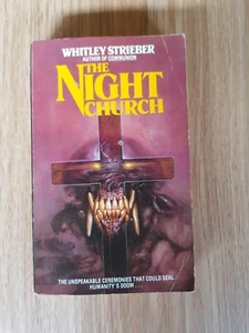 Libros de bolsillo The Night Church de Whitley Strieber 1988 Grafton de colección de terror - Imagen 1 de 8