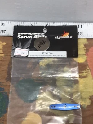 Dynamite DYN2564 Machined Aluminum Servo Arm: HRC Blue NewInPack USA Shipped - Image 1 of 4