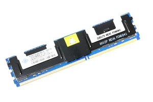 Nanya NT4GT72U4ND1BD-3C PC2-5300F-555-11-F0 4GB FB DIMM Server Memory RAM - Picture 1 of 1