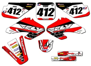 2001-2003 XR 70 13 FLY Red Senge Graphics Kit Compatible with Honda - Picture 1 of 10