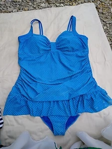 JOE BOXER Womans Blue Swimsuit One piece Size 3X  - Picture 1 of 5