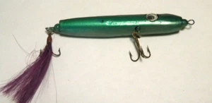 Estate Find Fishing Lure Unknown Maker Unknown Material 6" Missing an Eye - Picture 1 of 2
