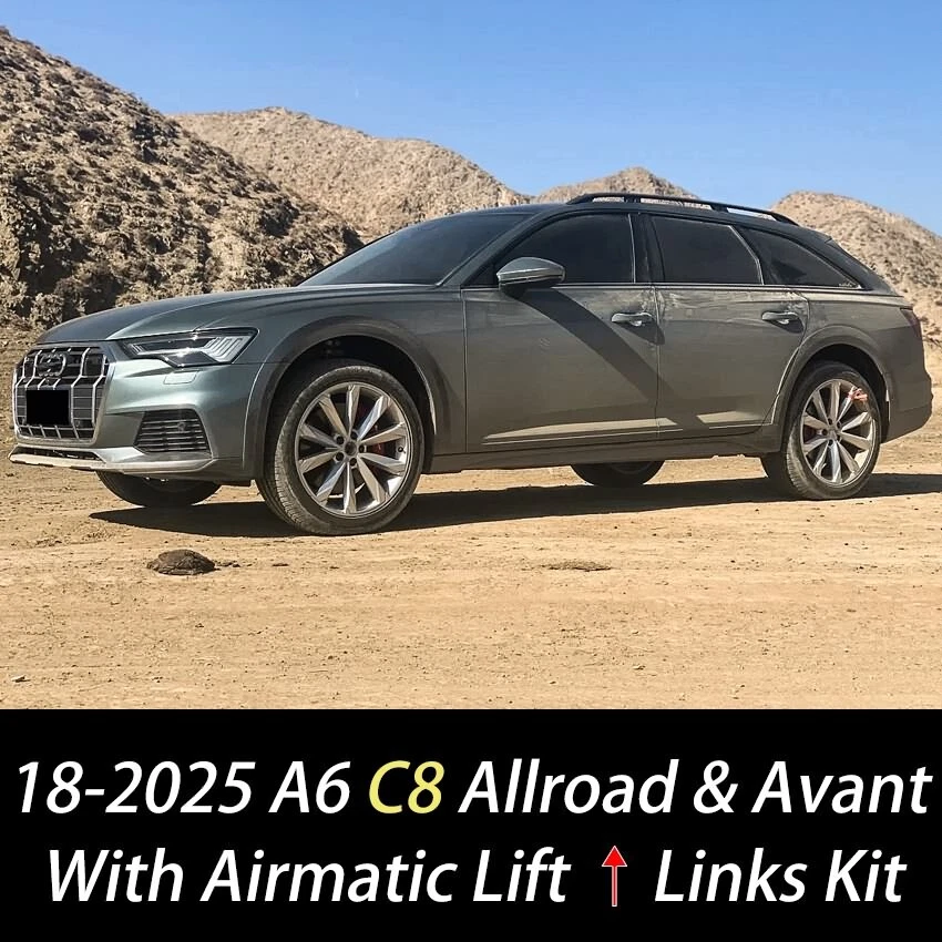 Kit de elevación nivelación de eslabones elevadores suspensión neumática ajustable para AUDI A6 Allroad C8 Foto 1 de 4