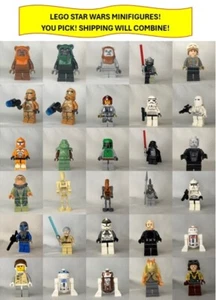 LEGO Star Wars Minifigures - YOU CHOOSE - Darth Vader Trooper Ewok Obi Jyn - Picture 1 of 333