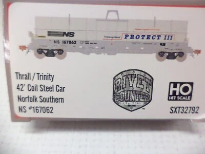ScaleTrains Ho SXT32792, Trinity 42' Coil Steel Car, Norfolk Southern 167062, A - Image 1 of 2