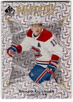2021-22 SP Authentic Pageantry Brendan Gallagher #P-6 - Image 1 of 2