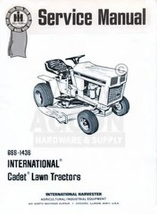 International Cub Cadet 76 80 182 282 382 Manuale uso e manutenzione trattorino rasaerba - Foto 1 di 1
