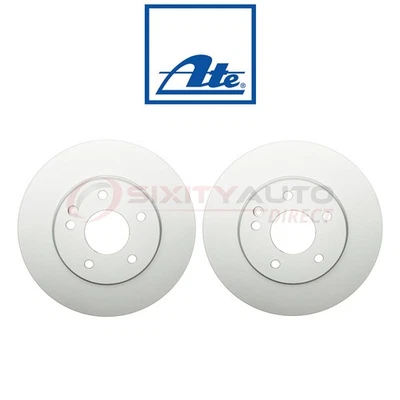2 pc ATE Front Disc Brake Rotor for 1997 Mercedes-Benz C230 - Braking Tire sj Foto 1 de 4