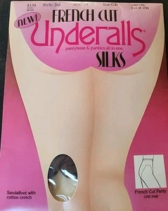 Pantimedias bragas bronceadas talla C-D sandalia de colección corte francés nuevo en paquete - Imagen 1 de 4