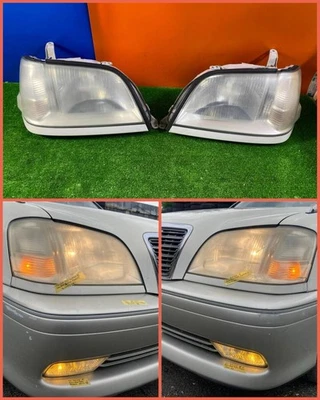 Koito OEM Headlight Set Left & Right Toyota Crown Royal Saloon JZS171 H4 12V JP - Image 1 of 4