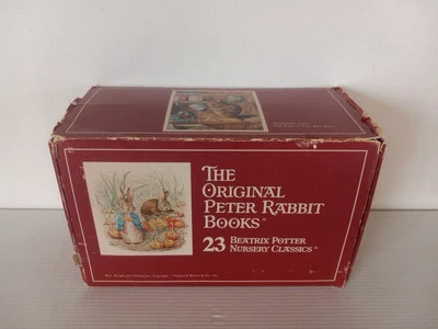 The Original Peter Rabbit Books Beatrix Potter 1-18,20,21,23 Box Set 1984 Foto 1 de 4
