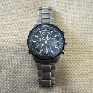 Citizen Men's Blue Angels World Chronograph Eco Drive Watch AT8020-54L - Picture 1 of 10