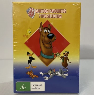 Scooby Yogi Tom & Jerry  Warner Bros cartoon favourites 7 dvd box set new - Image 1 of 4