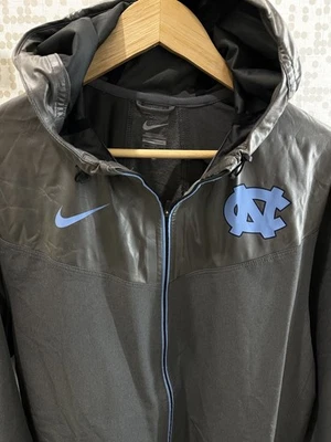 Nike North Carolina UNC Tarheels Navy Blue Zip-Up Hoodie Jacket Men's Med - Image 1 of 4