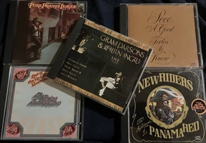 FLYING BURRITO BROS., PURE PRAIRIE LEAGUE, NEW RIDERS, POCO -Country Rock CD Lot - Picture 1 of 6