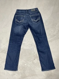 BKE Denim Tyler Straight Jeans Mens SZ 31R 31x32 Cotton Thick Stitch Cowboy - Picture 1 of 14