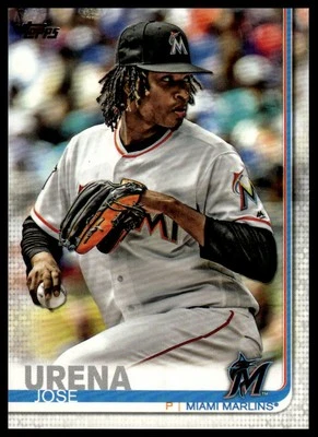 2019 Topps #20 Jose Urena - Image 1 of 2