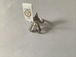 Diamond Ring White Gold 18 kt , 1,45 Carat - Picture 1 of 8