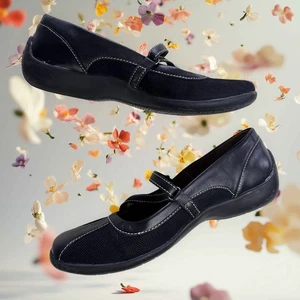 Naturalizer Canto Leder Slipper Halbschuh mit Riemen schwarz Komfortschuh 6,5 M - Bild 1 von 9