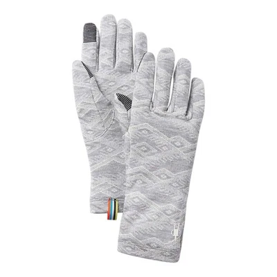 NUEVO CON ETIQUETAS Guantes Smartwool Térmicos Merino 250 Pantalla Táctil Para Mujer L Gris Fair Isle NUEVO Foto 1 de 3