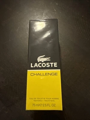 Lacoste Challenge Eau de Toilette Hombres 75 Ml 2.5 OZ Spray Nuevo En Caja Sellada Foto 1 de 2