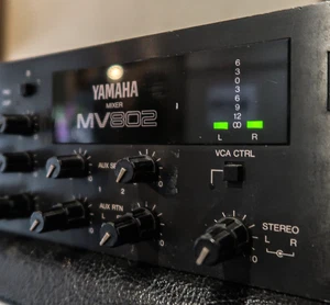 YAMAHA MV802 Mixer 8ch Audio Equipment F/S Vintage Japanese Brand JP from Japan - Picture 1 of 6