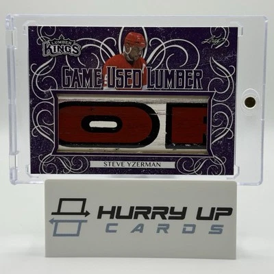 2019-20 Leaf Lumber Kings Game Used Hockey Stick STEVE YZERMAN /12 - NHL HOF - Image 1 of 2