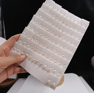 wholesale 50pairs 6-7MM Cultured Pearl Earring - Picture 1 of 6