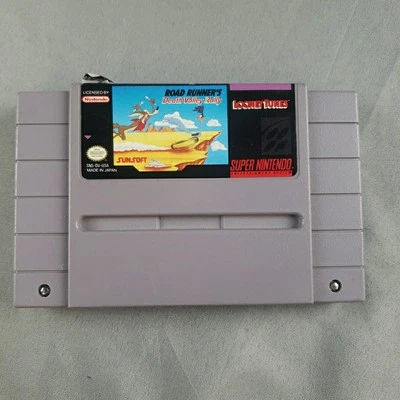 Road Runner's Death Valley Rally (Super Nintendo SNES, 1992) Authentic - Image 1 of 4