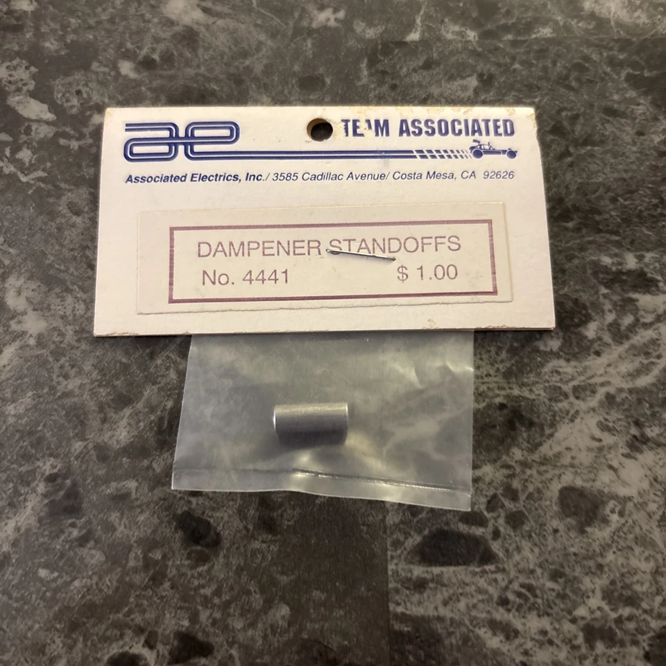 (B5) Team Associated 4441 Shock Dampener Aluminum Standoff for RC12LW NIP RC - Image 1 of 1